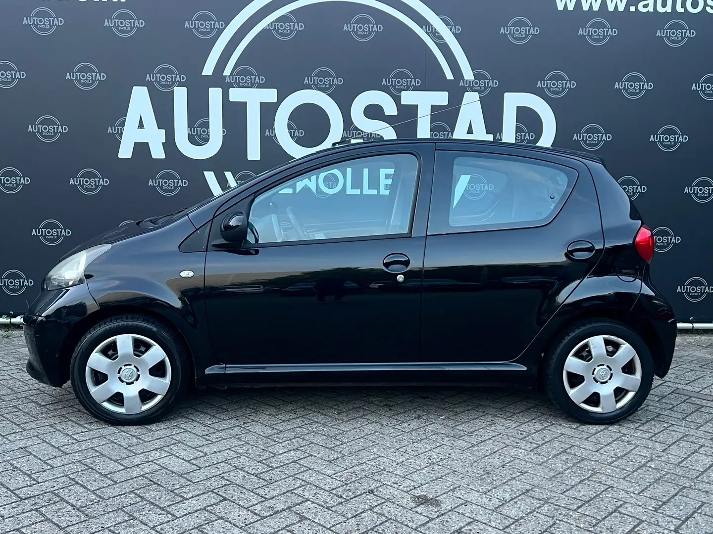 Toyota Aygo 1.0-12V + Elektramen/Apk/Nap/Elektramen/Aux Zwart - 2