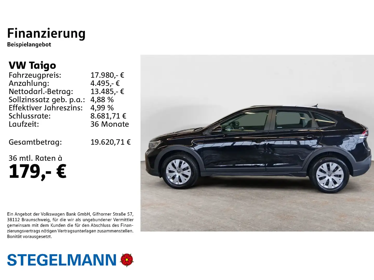 Volkswagen Taigo 1.0 TSI *LED*App-Connect*Sitzheizung* Noir - 2
