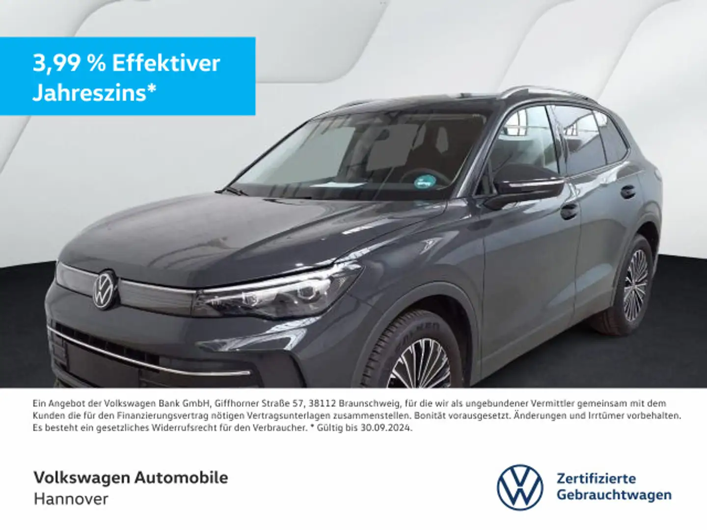 Volkswagen Tiguan 1.5 eTSI DSG Life NAvi AHK LED DigCockpit Grau - 1