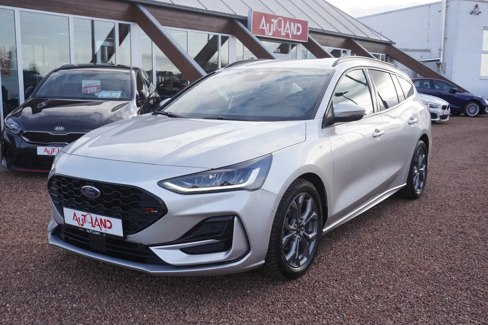 Ford Focus 1.0 EcoBoost ST-Line X LED Navi ACC AHK Argent - 2