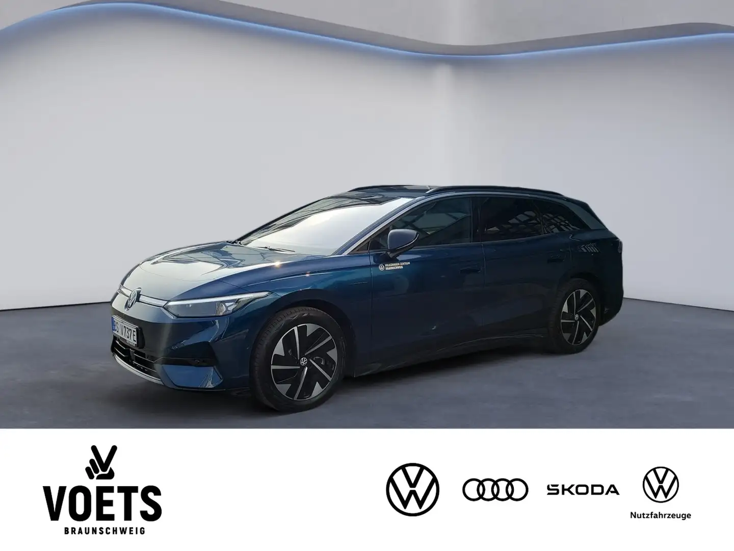 Volkswagen ID.7 Tourer Pro TravelAssist+MATRIX-LED+RearView Blau - 1