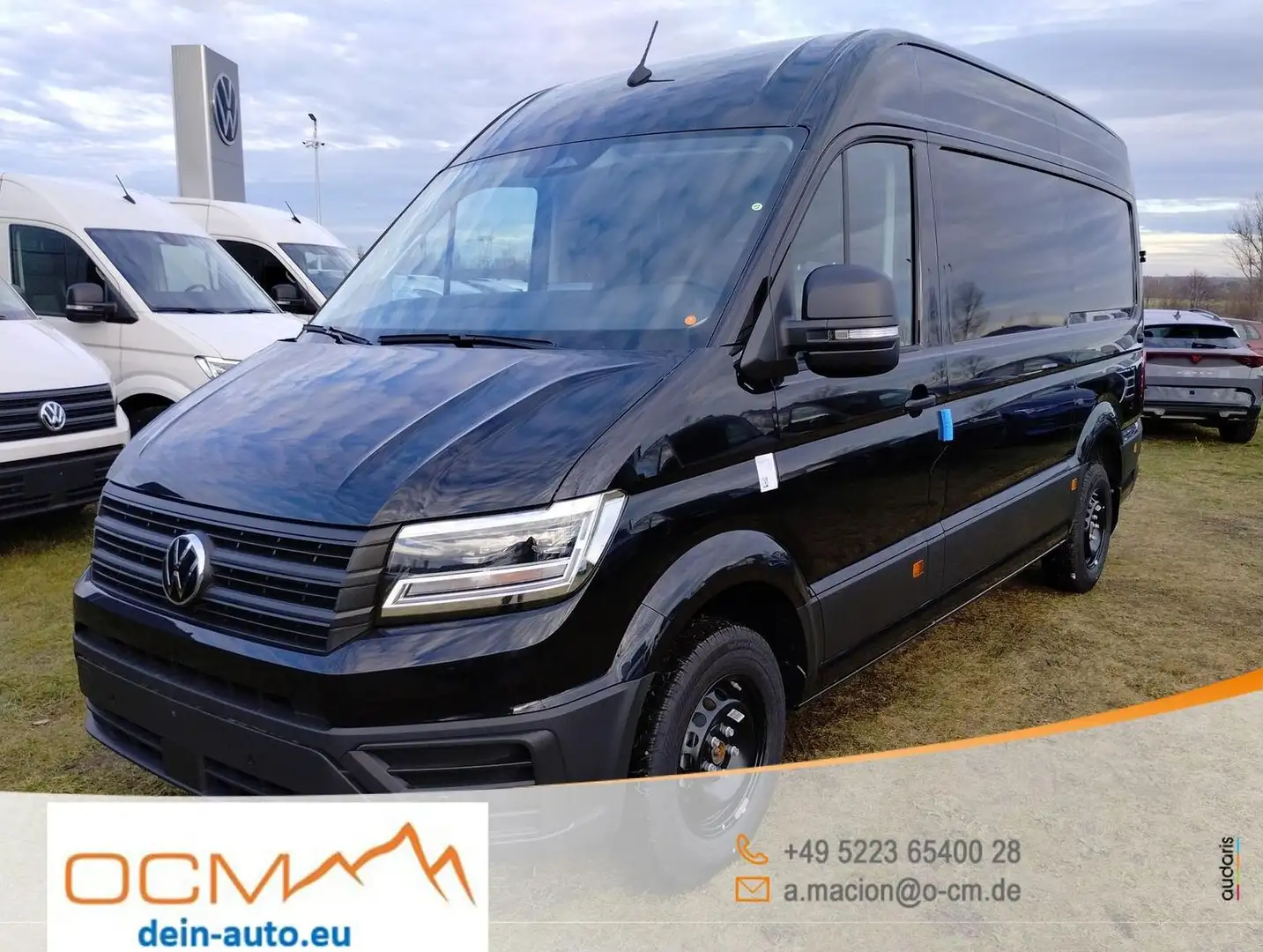 Volkswagen Crafter Kasten 35 MR Hochdach FWD-35% Noir - 1