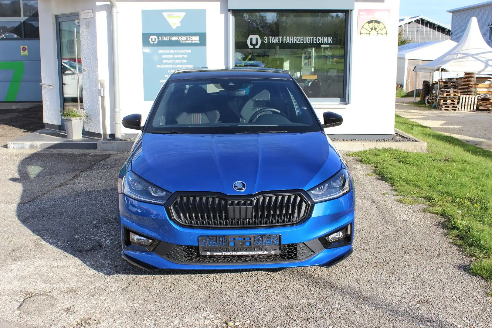 Skoda Fabia Monte Carlo DSG+FSH+Lenk.heiz.+5J.Garantie Bleu - 2