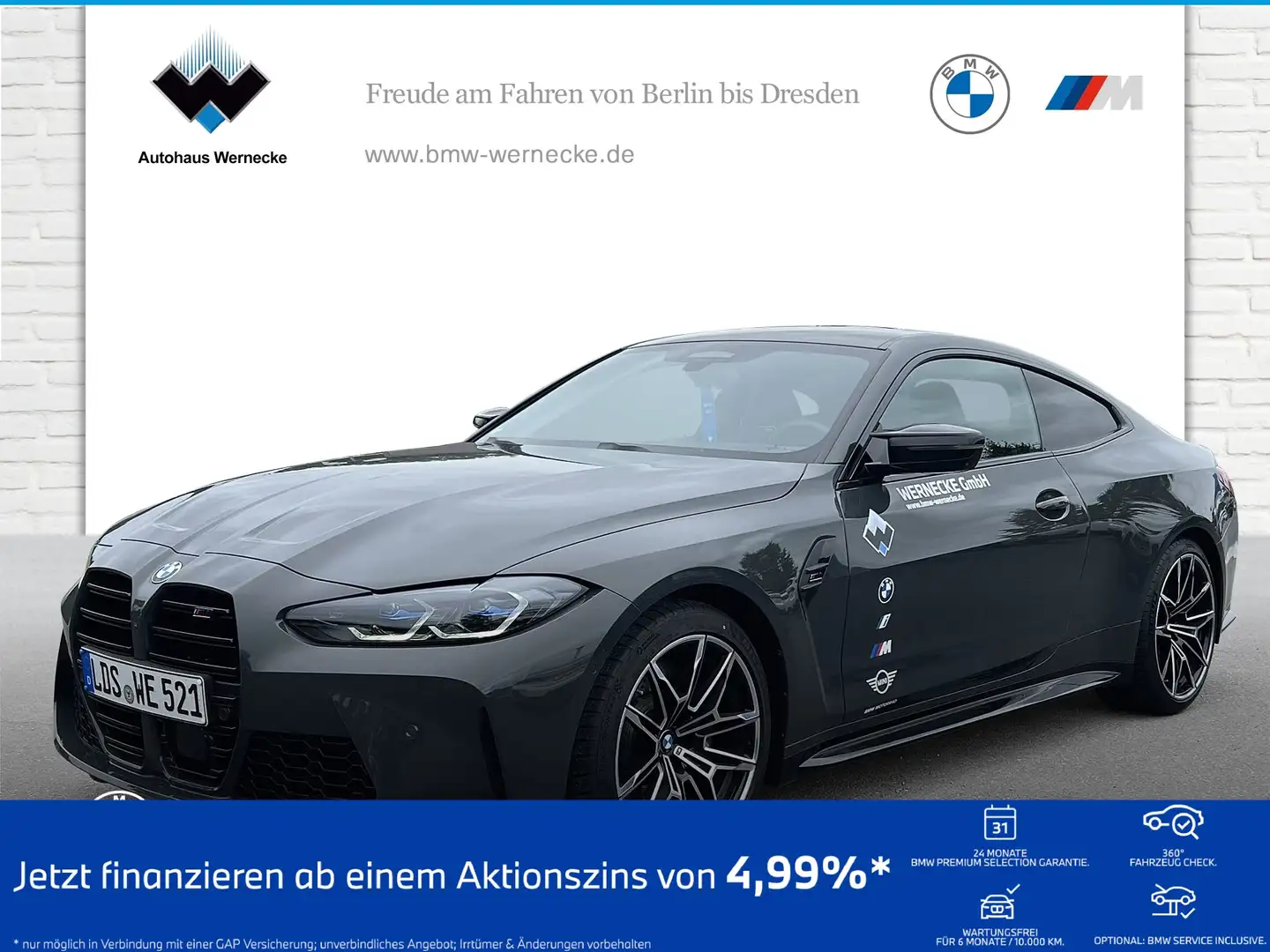 BMW M4 Competition H&K, Laser, Individual Grau - 1