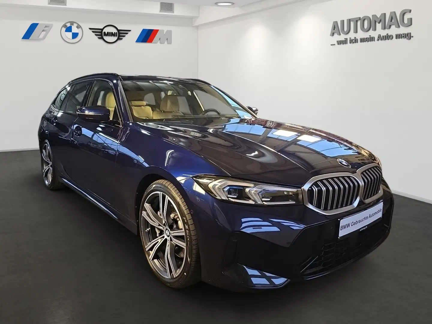 BMW 330 i MSport*ParkAss*Komfortzugang*Memory*AktiveGeschw Blau - 2