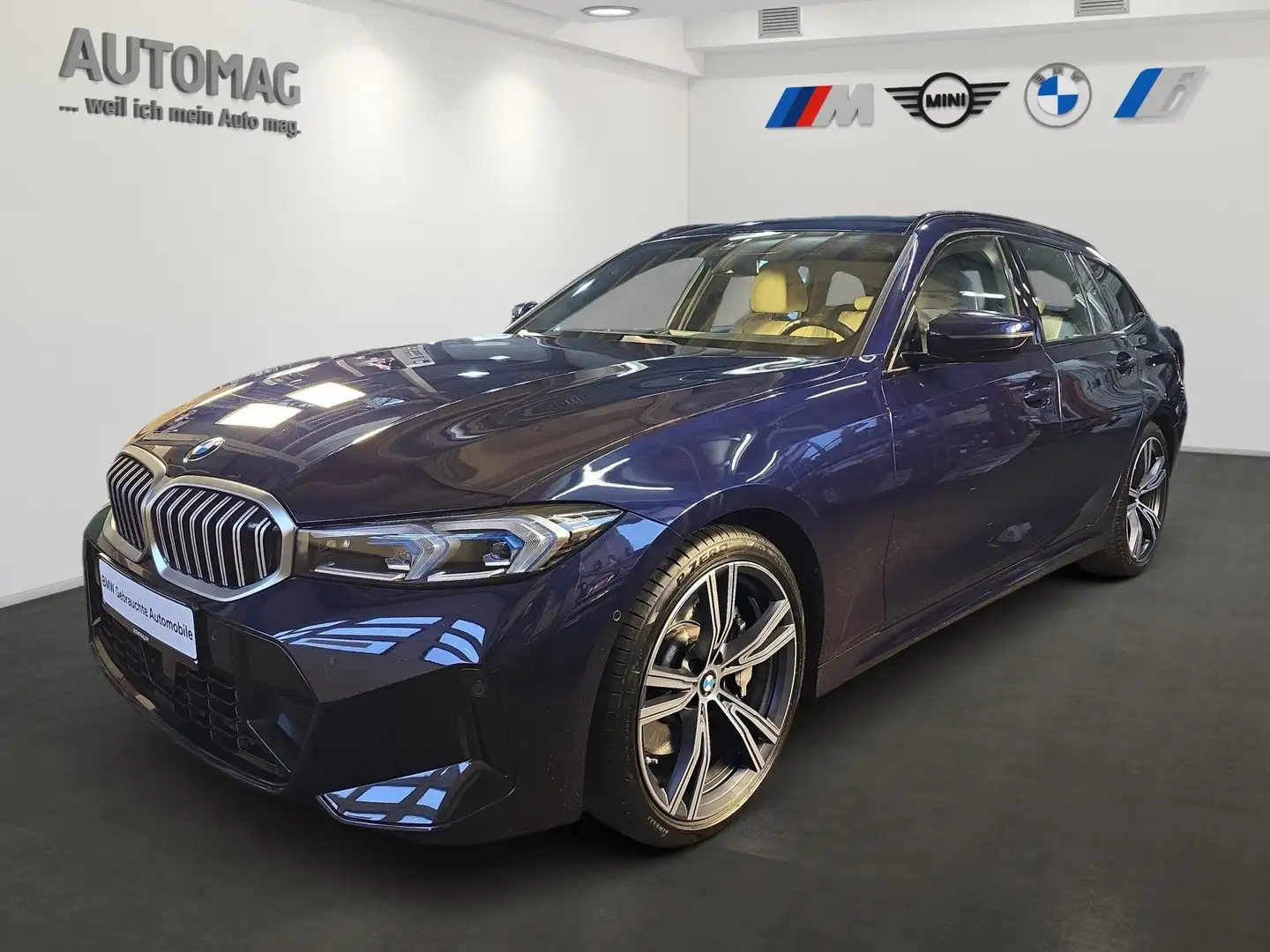 BMW 330 i MSport*ParkAss*Komfortzugang*Memory*AktiveGeschw Blau - 1