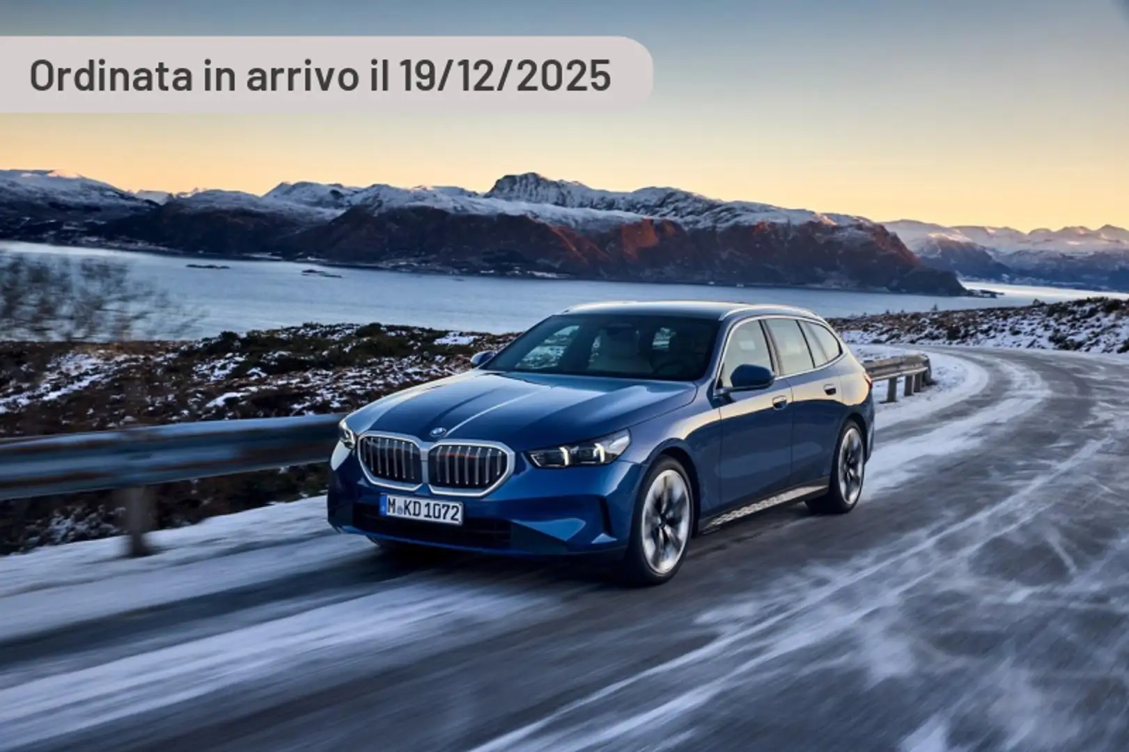 BMW 520 520d 48V sDrive Touring Msport Pro Argento - 2