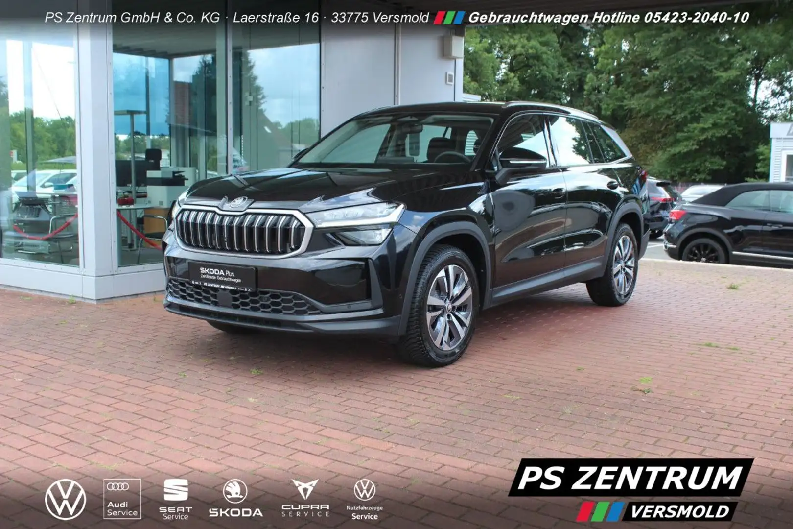Skoda Kodiaq 2.0 TDI DSG 4x4 Selection AHK 360cam MATRIX Schwarz - 2