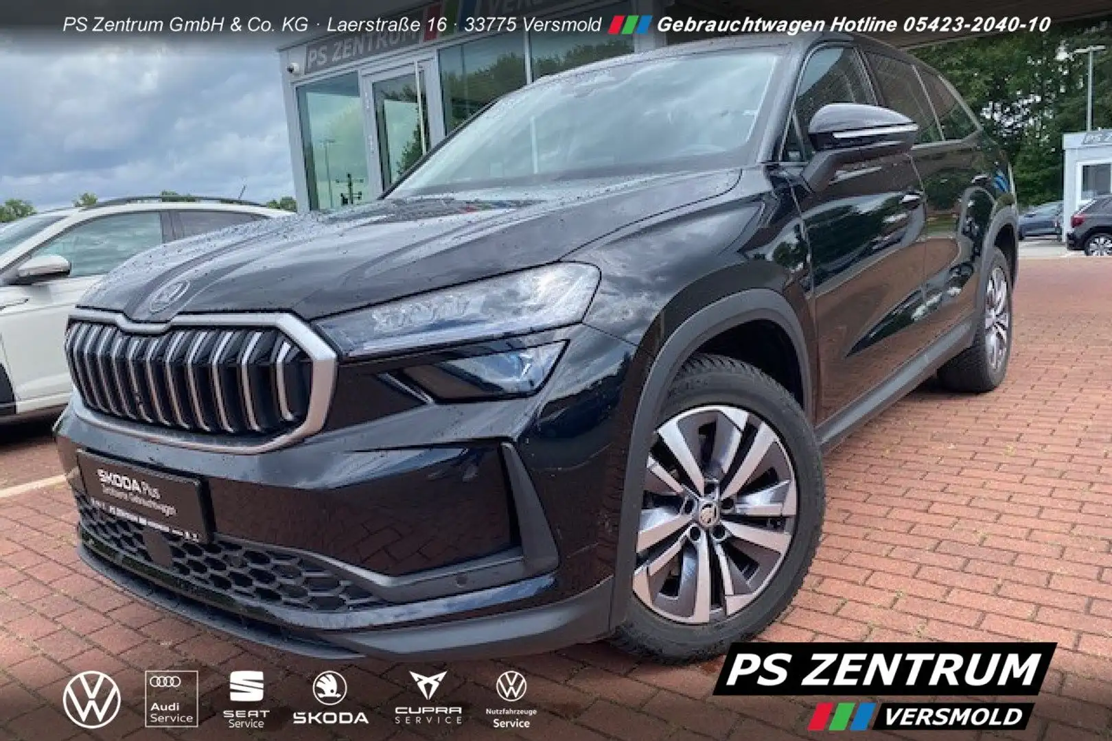 Skoda Kodiaq 2.0 TDI DSG 4x4 Selection AHK 360cam MATRIX Schwarz - 2