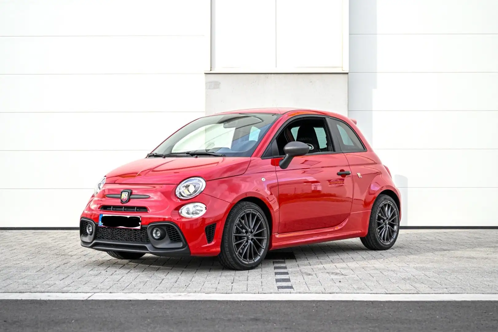 Abarth 595 d’origine (airco, apple car, audroid auto,…) Rojo - 1