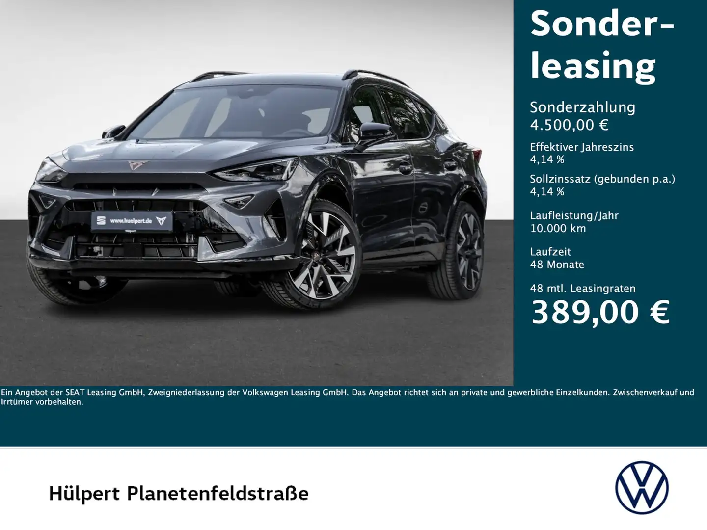 CUPRA Formentor VZ eHYBRID DSG eKLAPPE NAVI AHK 360CAM Gris - 1