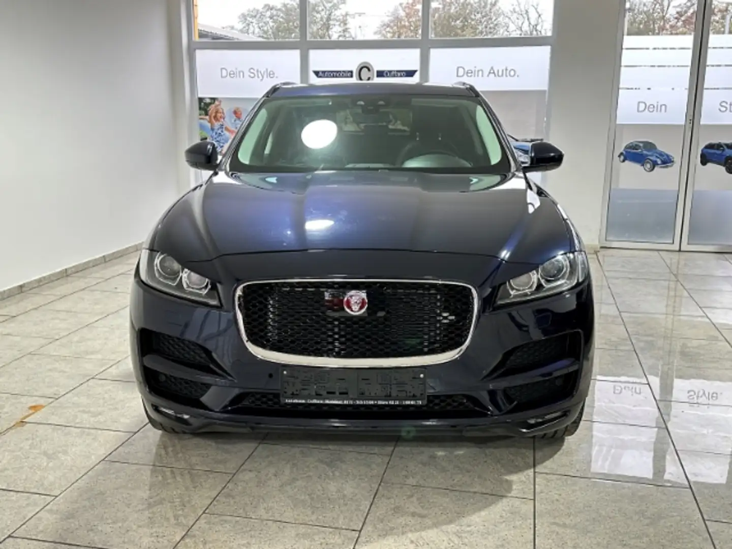 Jaguar F-Pace Prestige AWD 20d AHK-abnehmbar El. Panodach Navi L Blau - 1