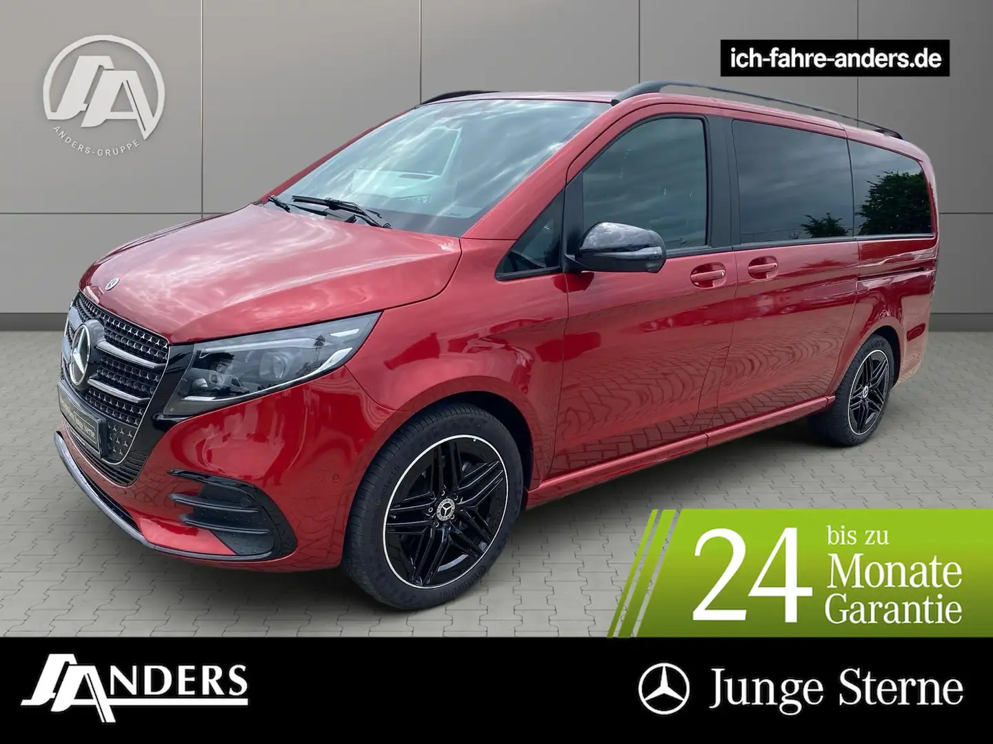 Mercedes-Benz V 250 AMG Avantgarde *Leder*AHK 2,5t*Distro* Rot - 1