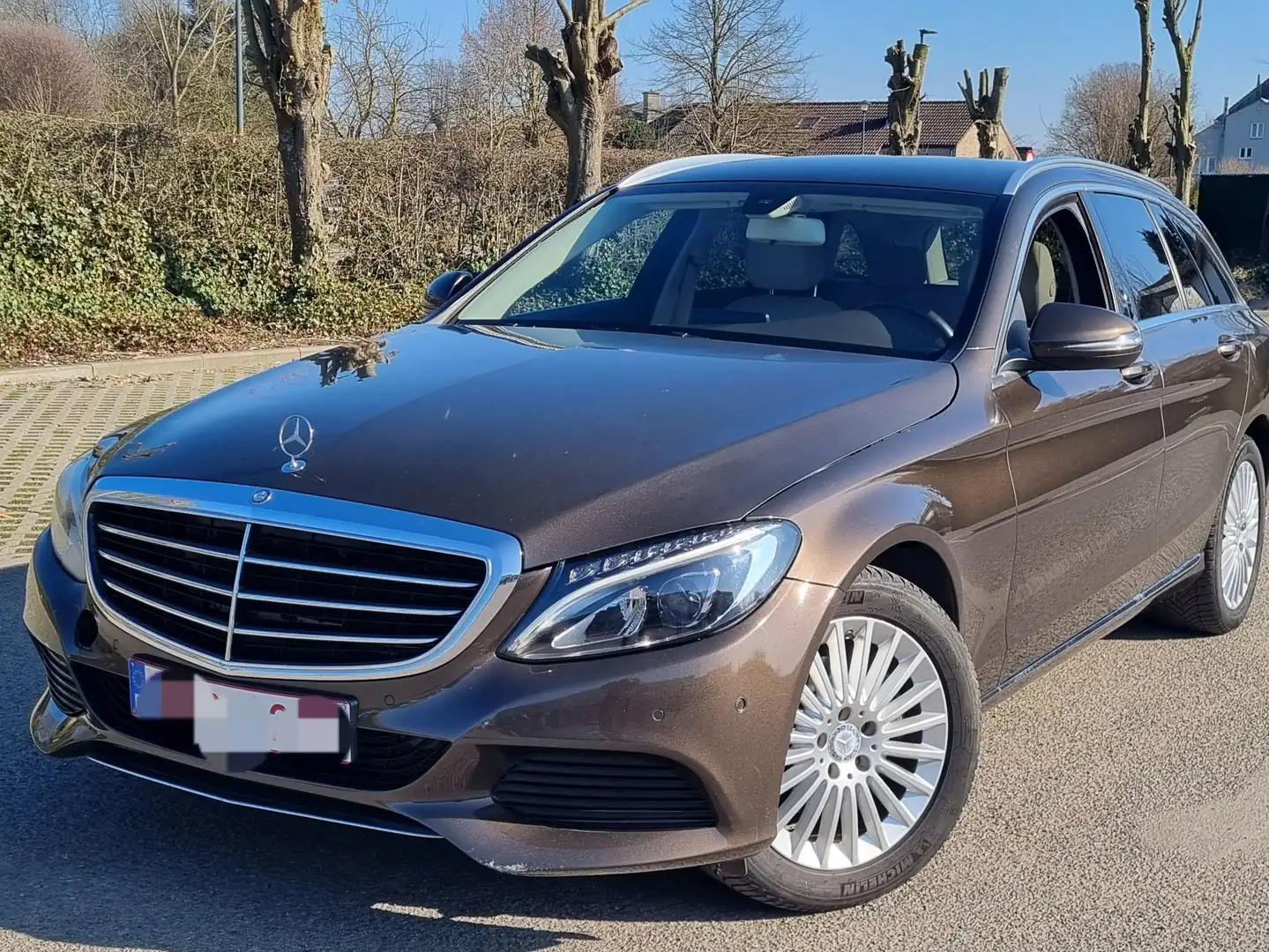 Mercedes-Benz C 200 d Break AUTOMATIQUE Euro 6B Brun - 1