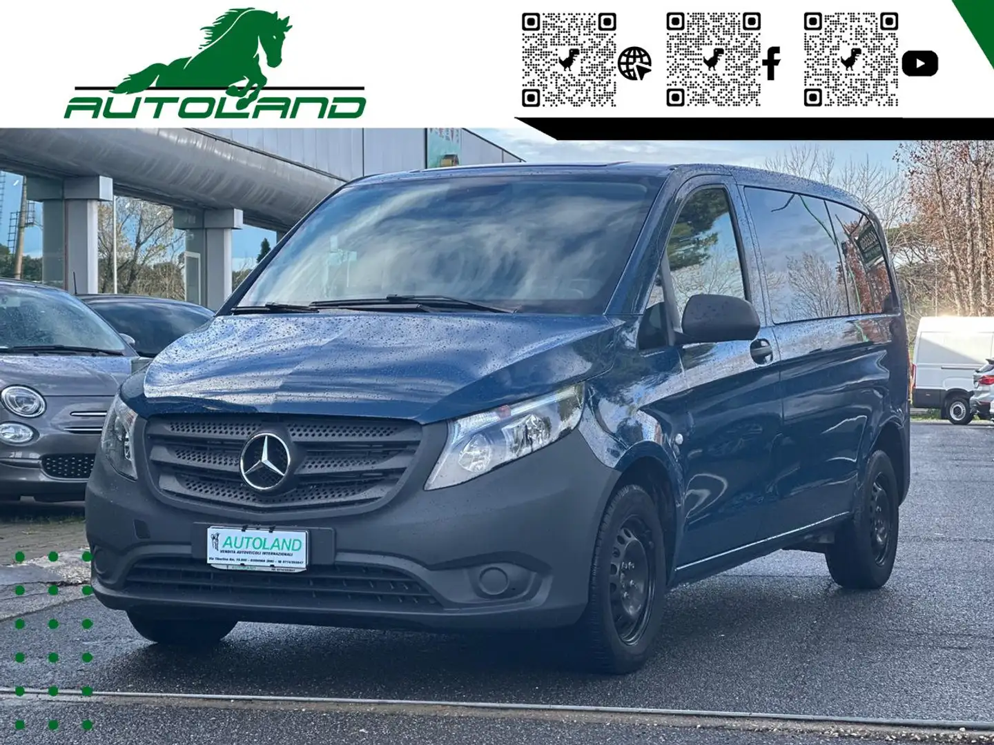 Mercedes-Benz Vito 1.6 CDI PC Mixto Compact*UniProprietario Blu/Azzurro - 1
