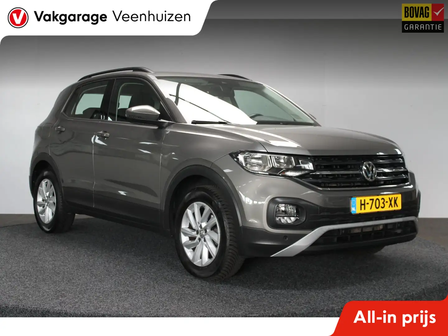 Volkswagen T-Cross 1.0 TSI Style Business|Trekhaak|Rijklaar prijs|ACC Grijs - 1