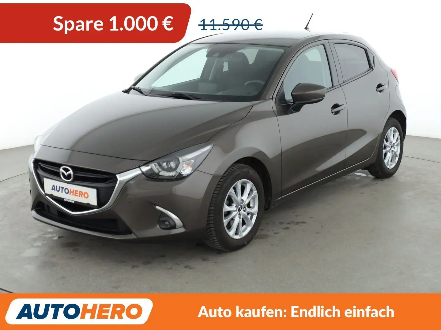 Mazda 2 1.5 Exclusive-Line *TEMPO*PDC*SHZ*ALU* Braun - 1