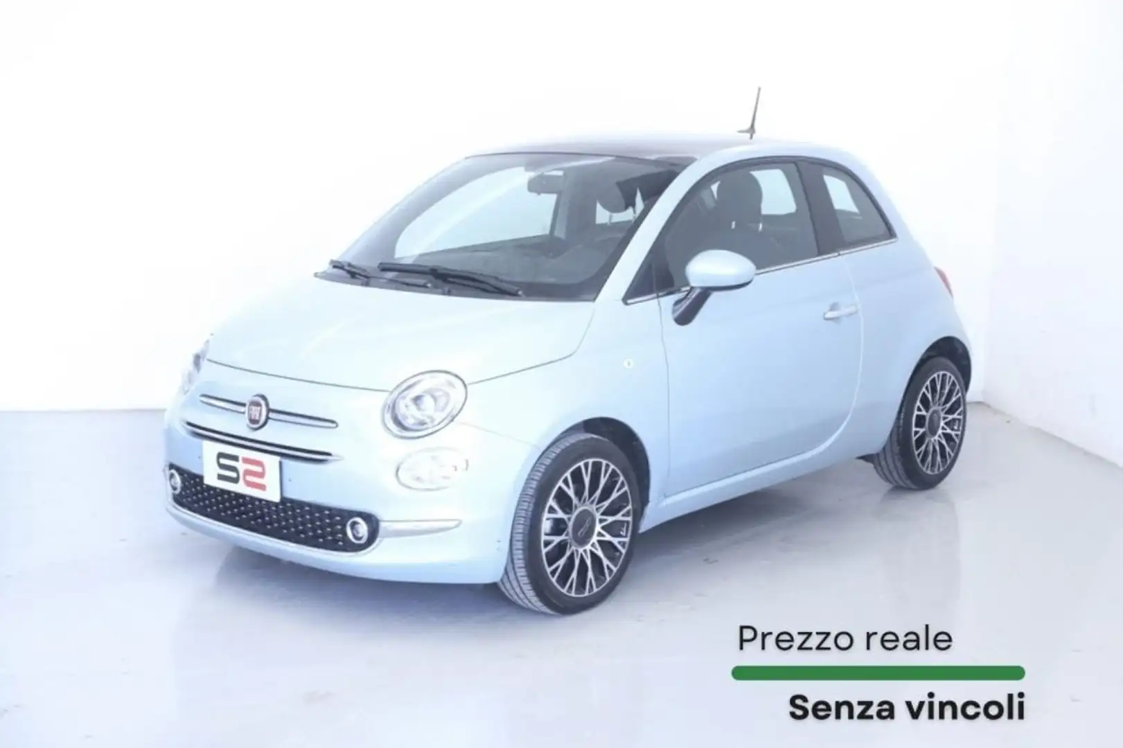 Fiat 500 1.0 Hybrid Neopatentati Tetto Panorama/Cerchi 16'' Verde - 1