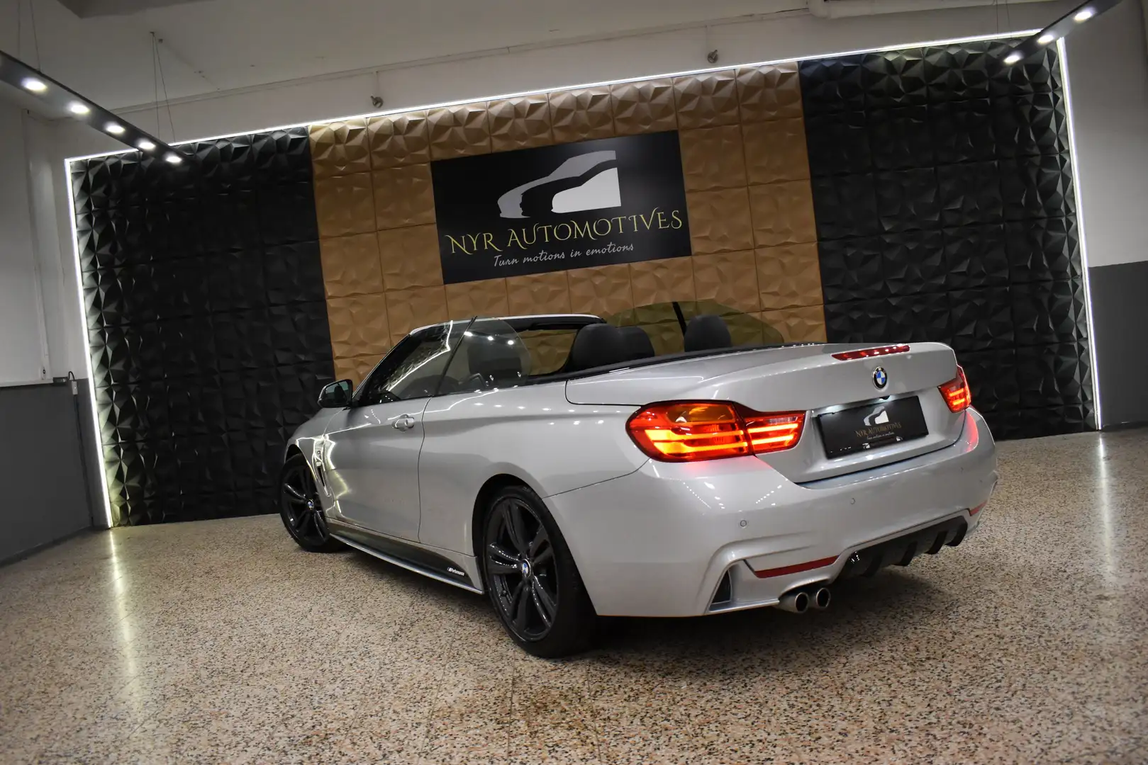 BMW 430 d Cabrio Aut. M-PERFORMANCE, 5x KAMERA, ACC, LEDER Silber - 2