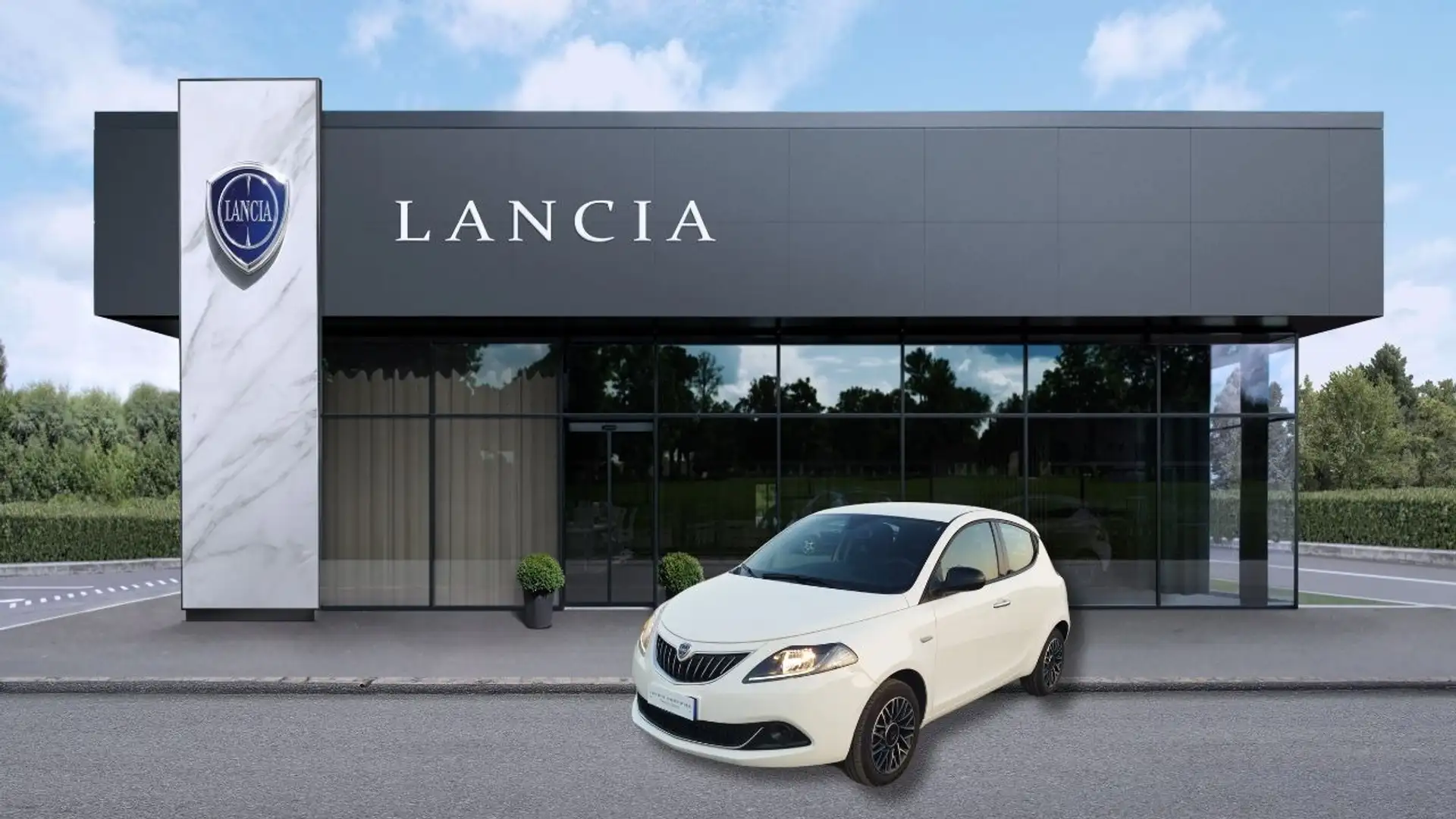 Lancia Ypsilon 1.0 FireFly Hybrid Platino Bianco - 1