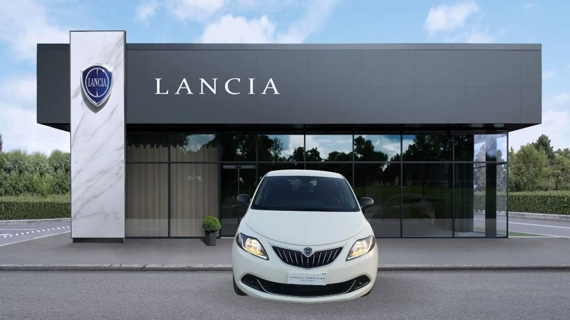 Lancia Ypsilon 1.0 FireFly Hybrid Platino Bianco - 2