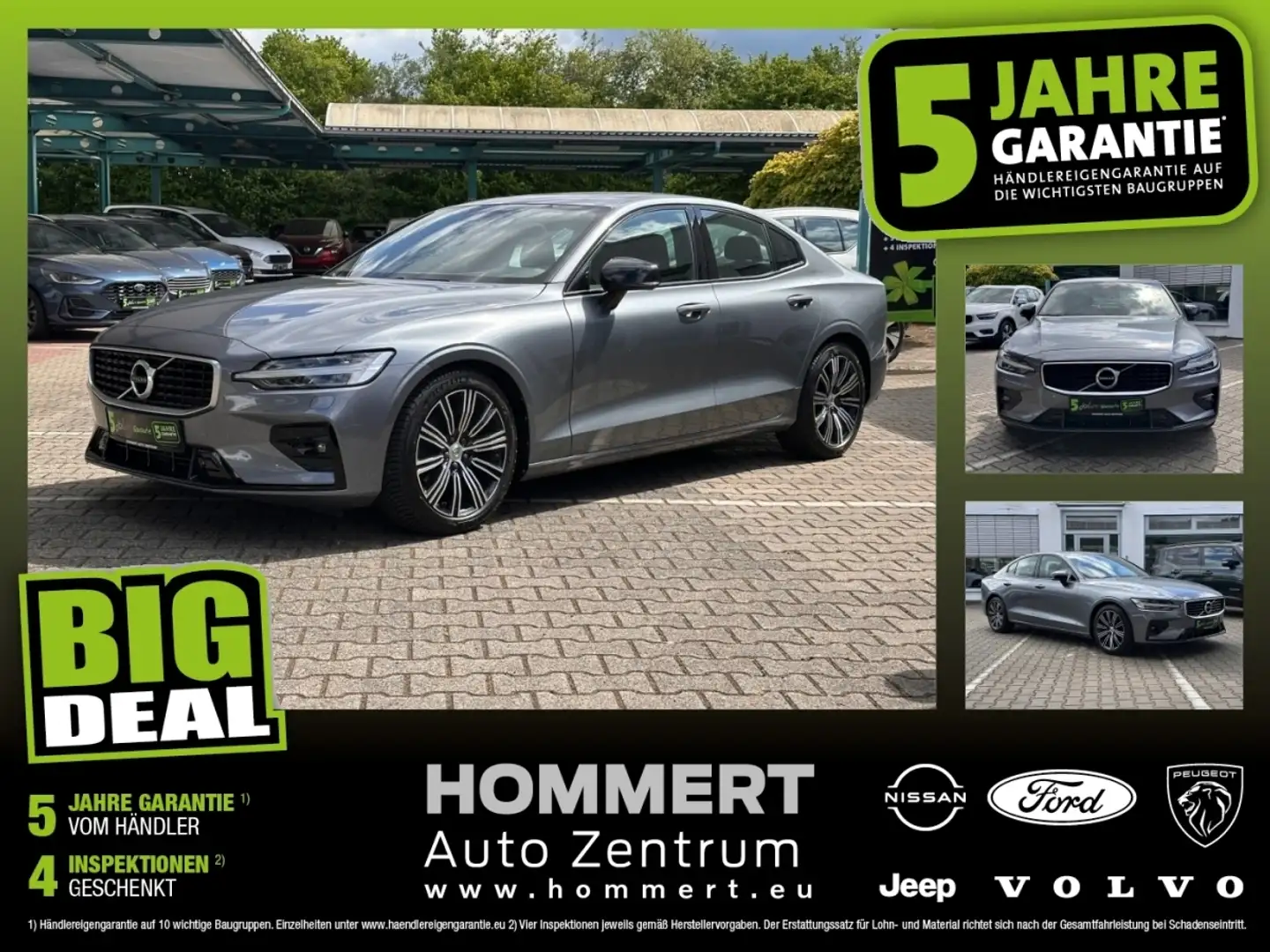 Volvo S60 T4 R Design *HeadUp*Standh.*Pano*beh.Lenk* Grau - 1