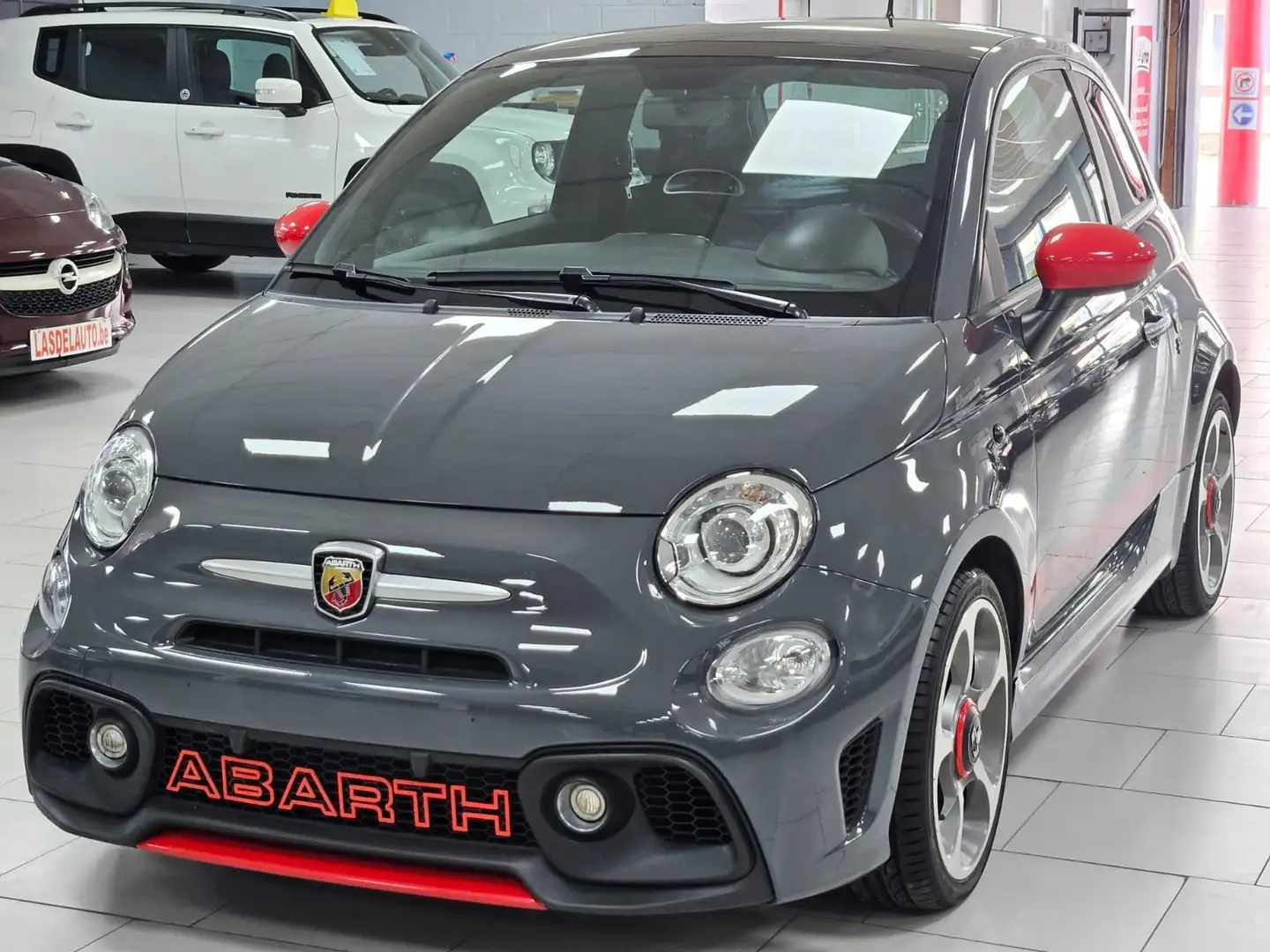 Fiat 500 Abarth 1.4i 595 Pack Rosso Clim Pano Ouvrant Carplay Gris - 1