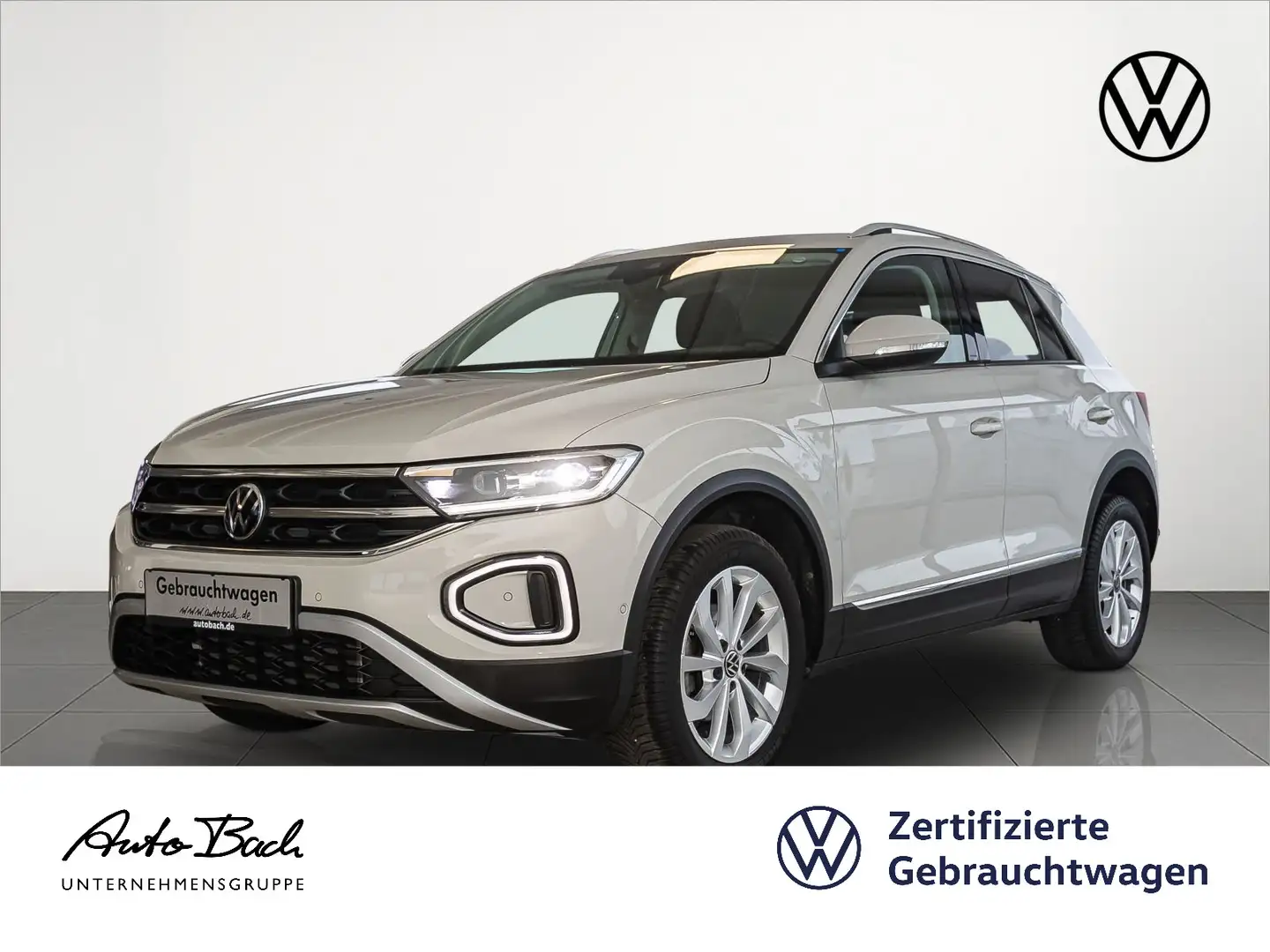 Volkswagen T-Roc Style 1.5 TSI DSG LED Standhzg ACC CarPlay Grau - 1
