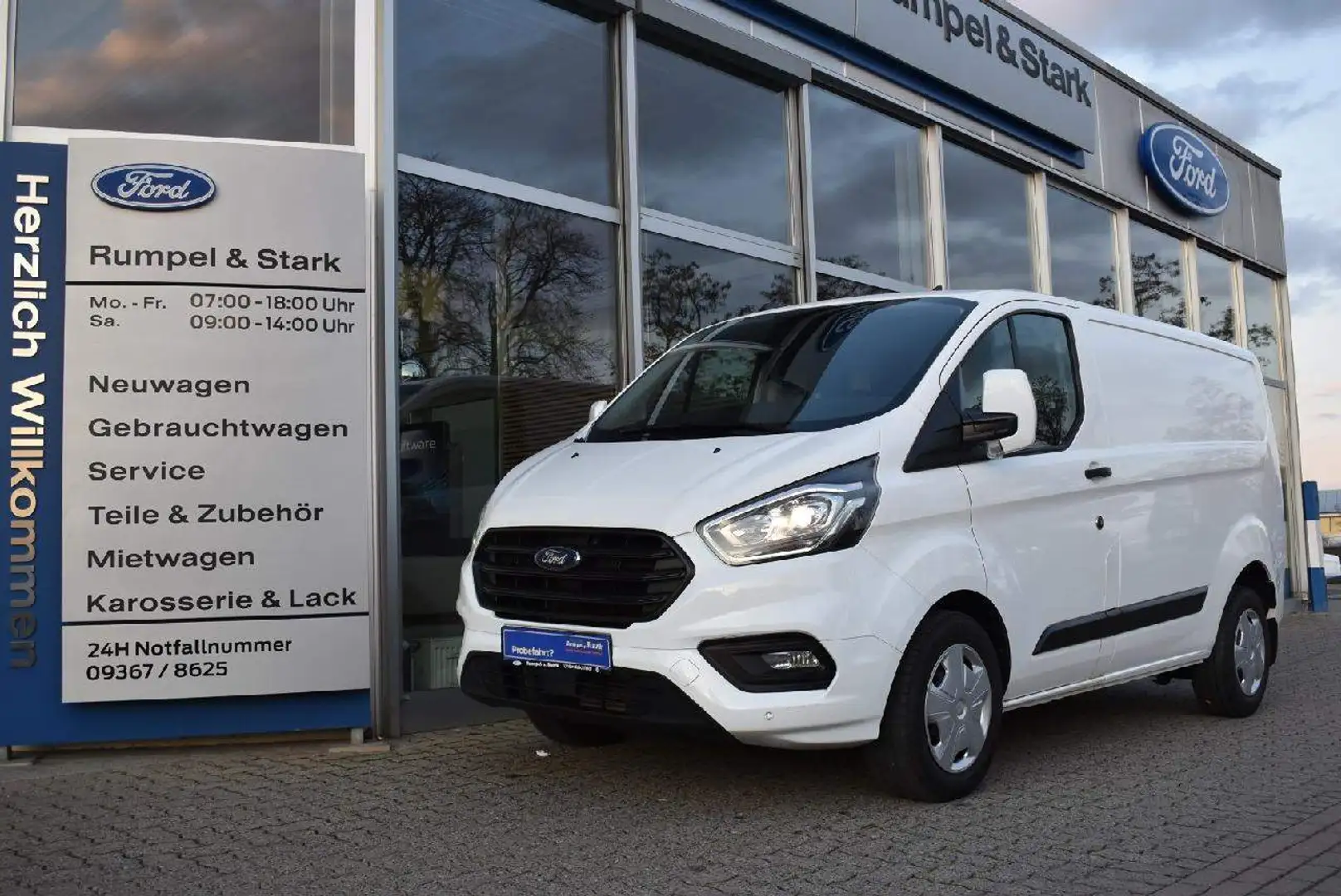 Ford Transit Custom 340 L1 Trend Blanc - 1