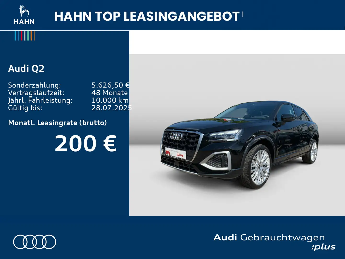 Audi Q2 Advanced 40TFSI quattro S tronic AHK Matrix A Schwarz - 2