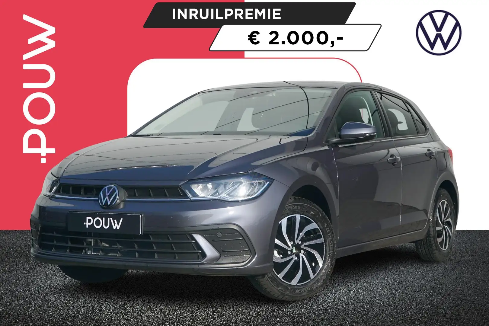Volkswagen Polo 1.0 TSI 95pk Life Edition | Achteruitrijcamera | C Gris - 1