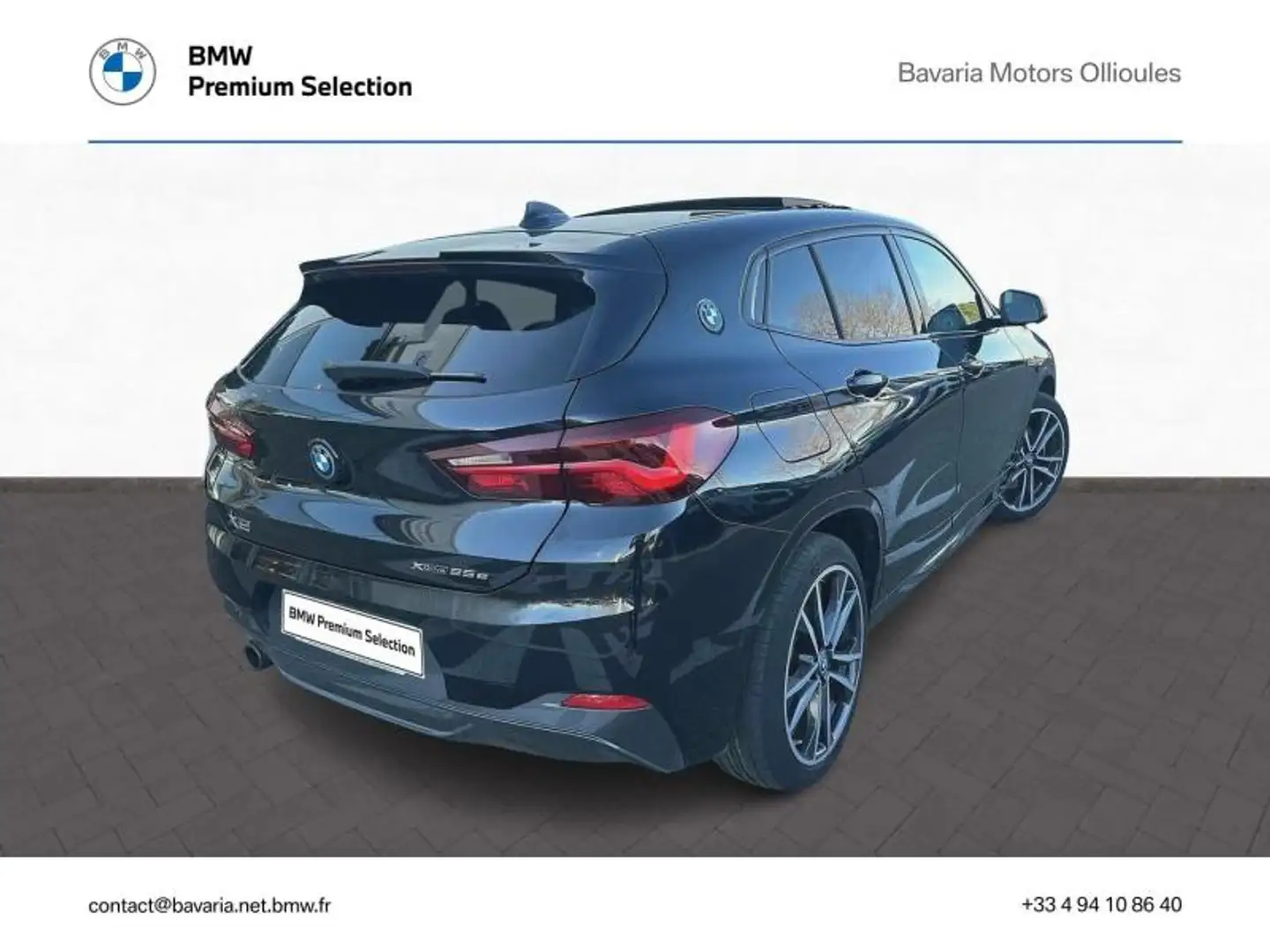 BMW X2 xDrive25eA 220ch M Sport Euro6d-T 6cv Noir - 2