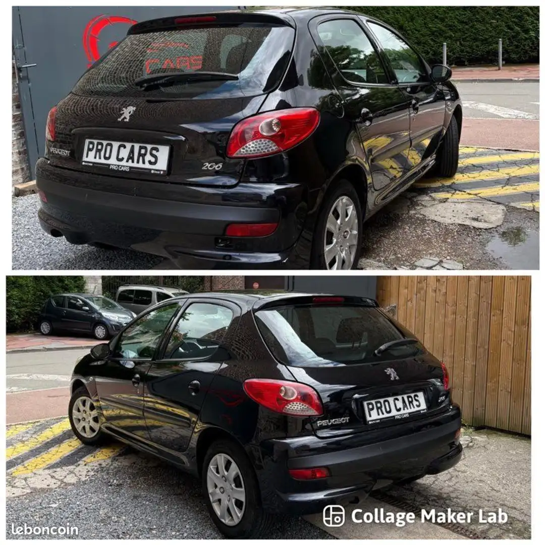 Peugeot 206 206+ Noir - 2