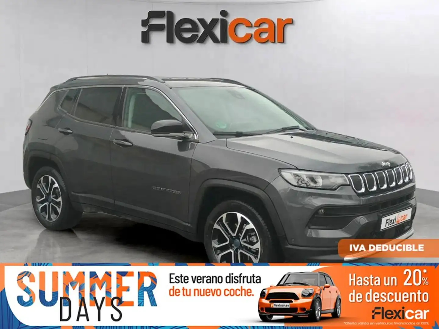 Jeep Compass 1.6 Mjt Limited FWD Gris - 1
