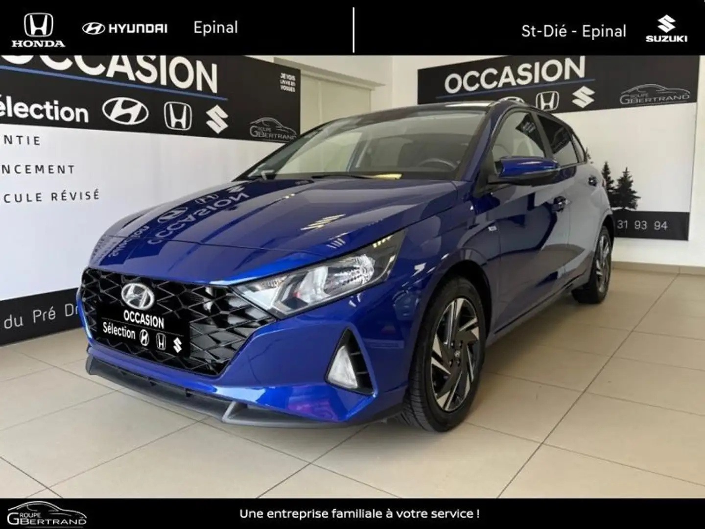 Hyundai i20 1.0 T-GDi 100ch Hybrid Intuitive DCT-7 Bleu - 1