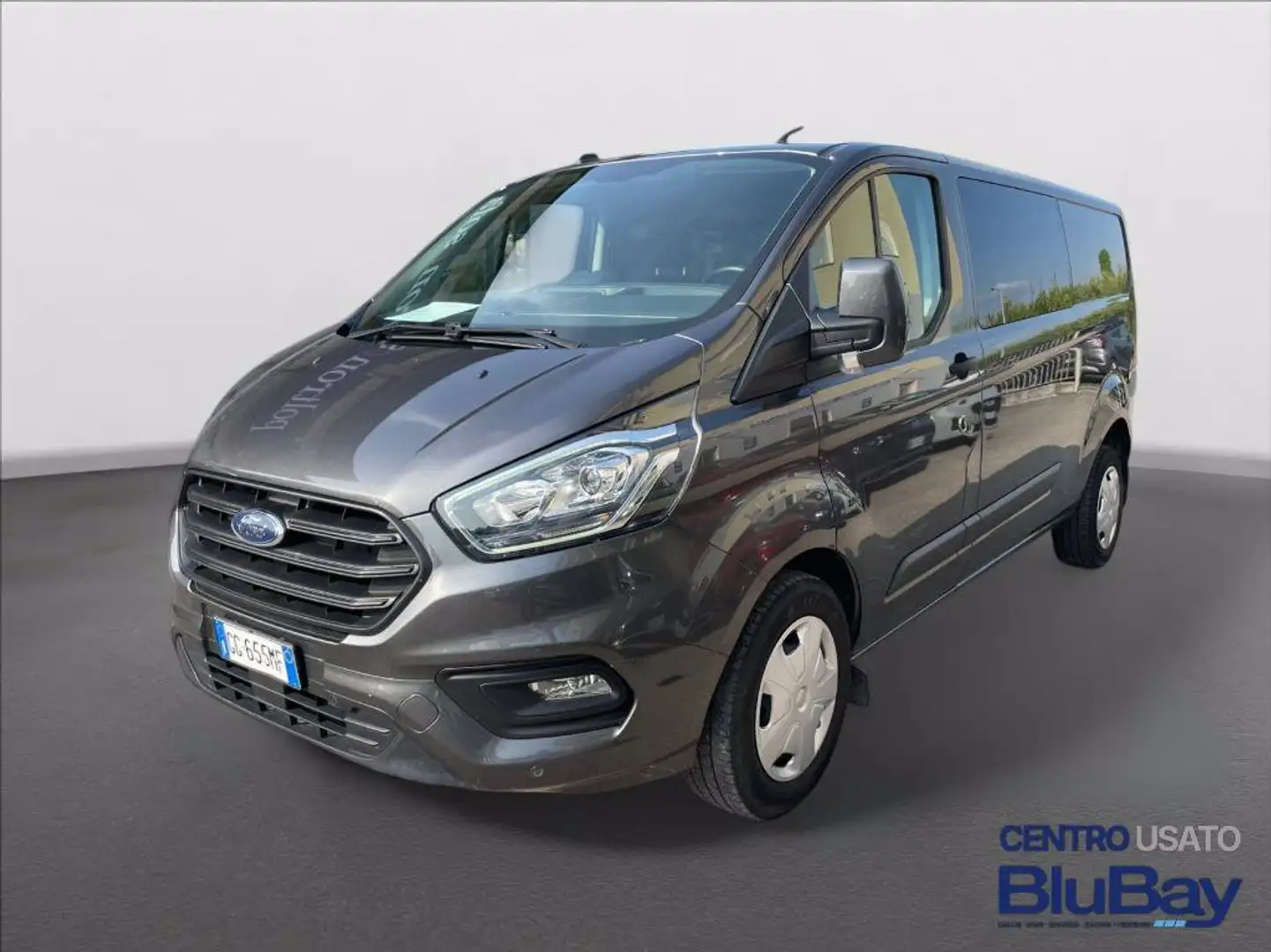 Ford Transit Custom 320 2.0 EcoBlue 130 PL-DC Furgone Trend Grigio - 1