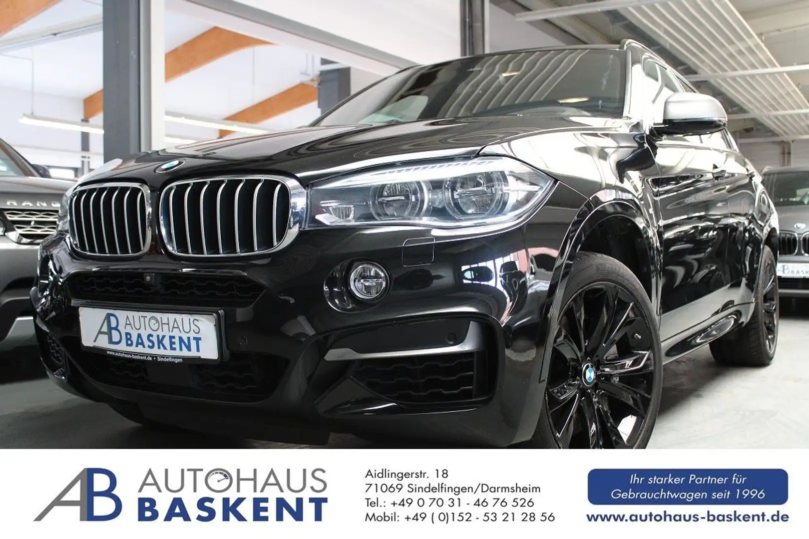 BMW X6 M d LED*GLASDACH*ACC*HEAD-UP*AHK*360 Kamera Black - 1