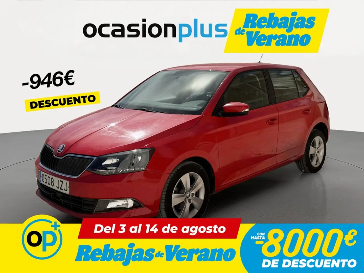 Skoda Fabia 1.0 MPI Ambition 55kW Rojo - 1