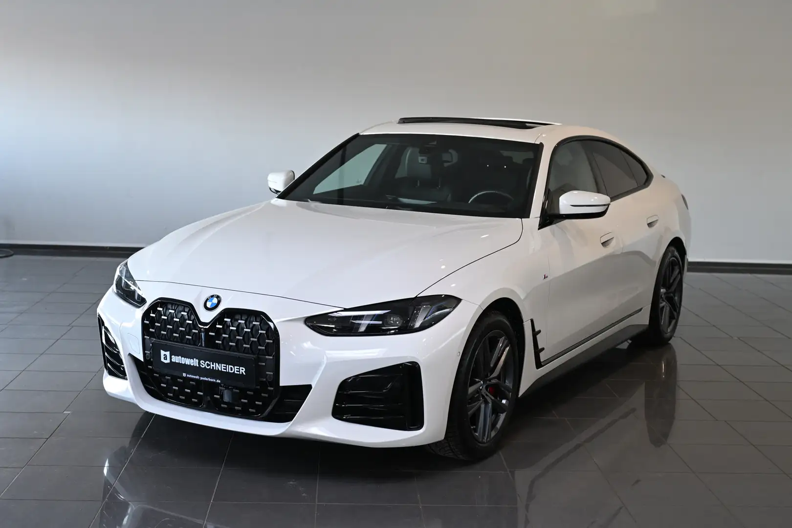 BMW 420 d M Sport Pro Leder HUD ACC GSD Blanc - 1