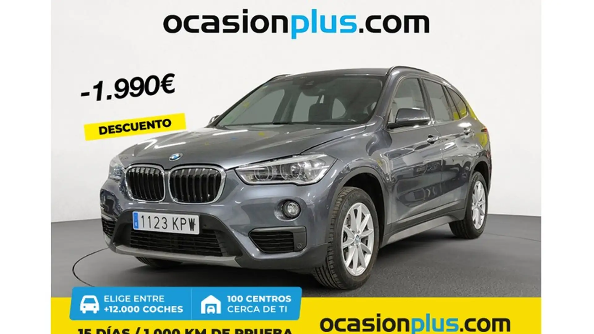 BMW X1 sDrive 18d Business Gris - 1