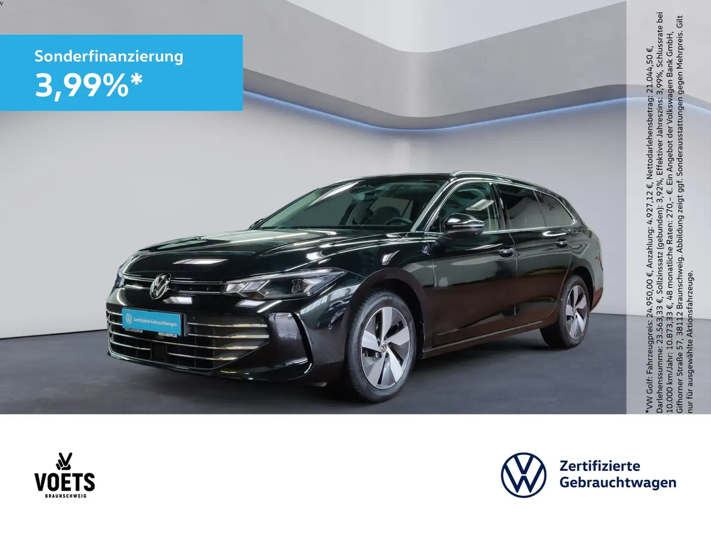 Volkswagen Passat Variant 1.5 eTSI DSG LED+RearView+AHK Schwarz - 1