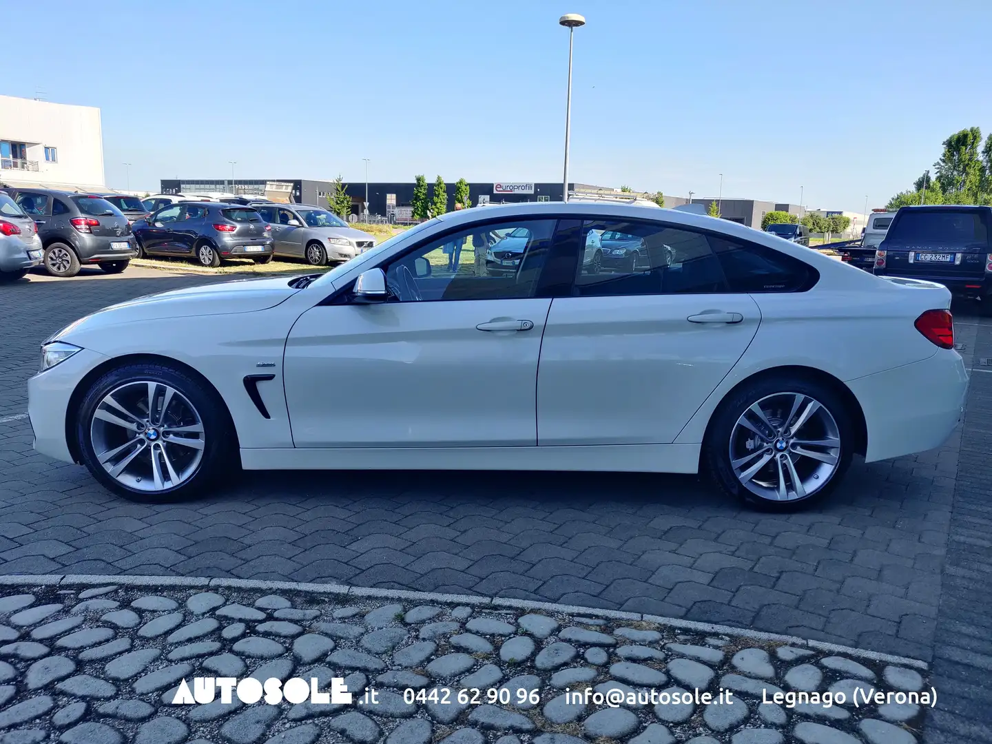 BMW 420 Gran Coupè 420D Sport Automatica Weiß - 2