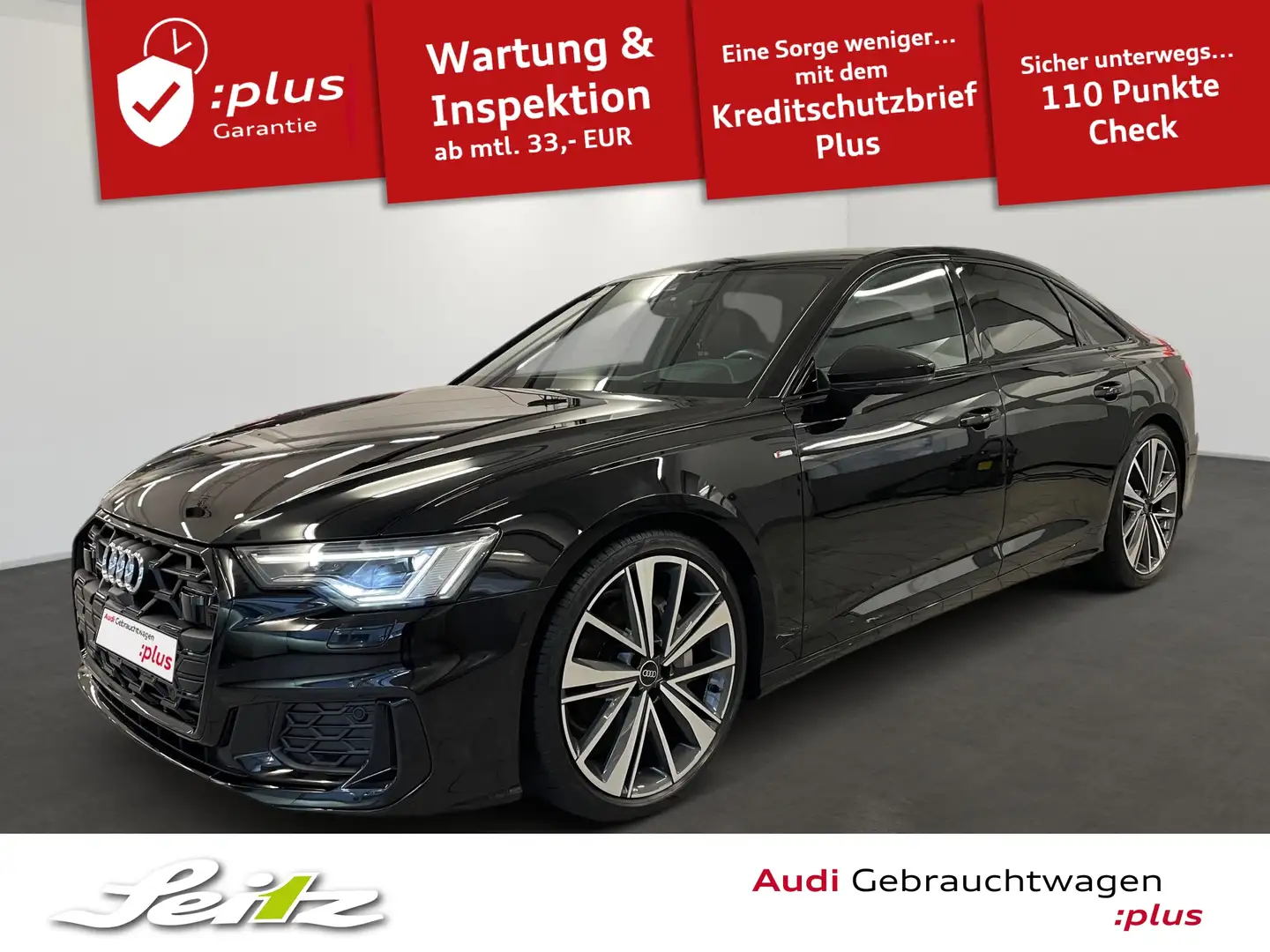 Audi A6 Limousine 45 TFSI S line *HEAD-UP*MATRIX*KAMERA*NA Schwarz - 1