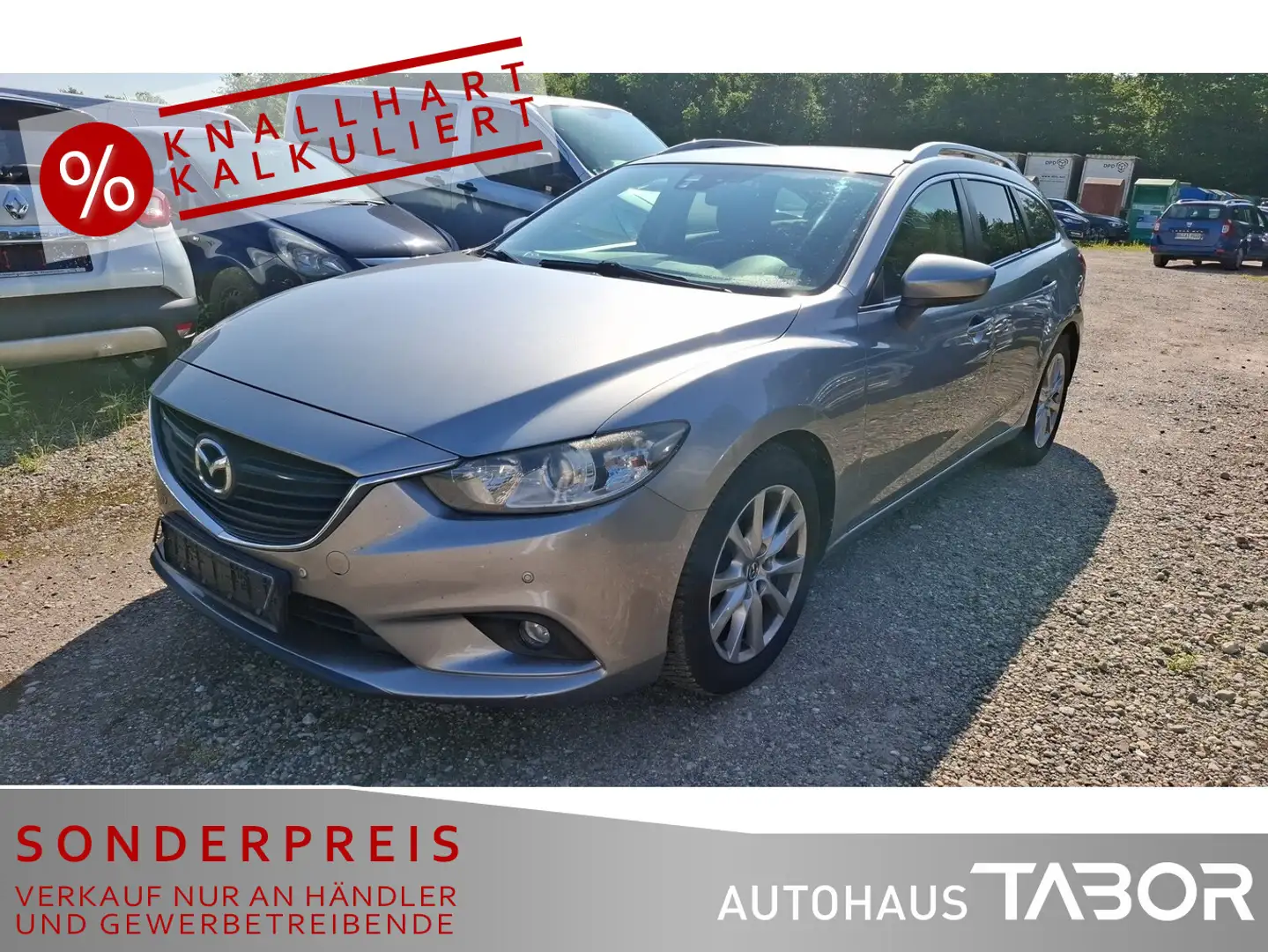Mazda 6 Kombi 2.2 CD Aut. Center-Line Navi PDC SHZ LM Grau - 1