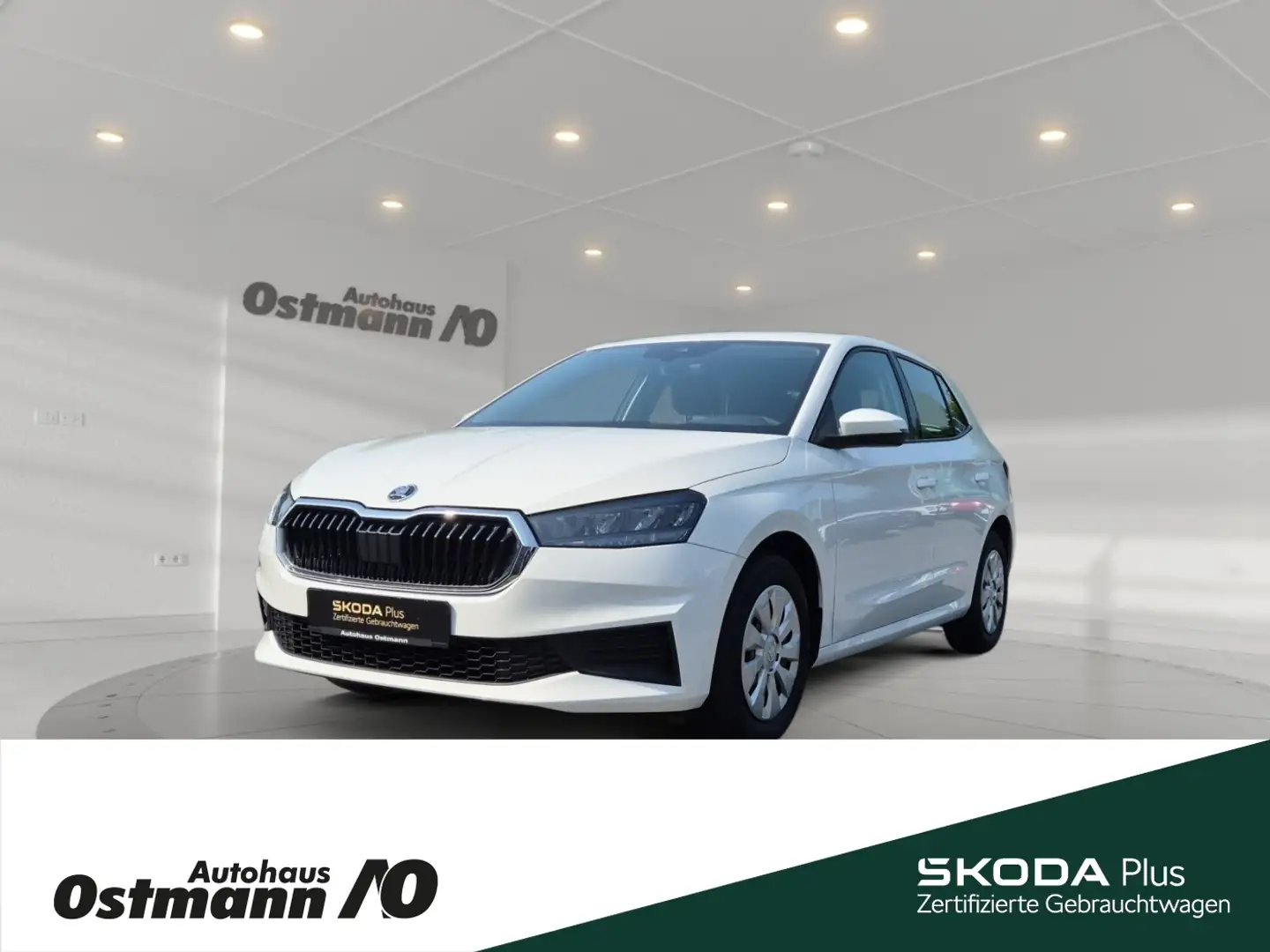 Skoda Fabia 48kw *LED*SmartLink*SHZ*PDC*Freisprechein. Bianco - 1