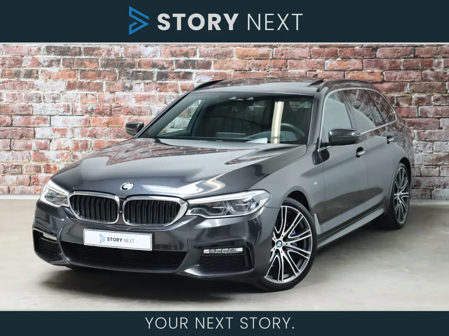 BMW 530 5 Serie Touring 530i High Executive M Sport Pakket Grijs - 1