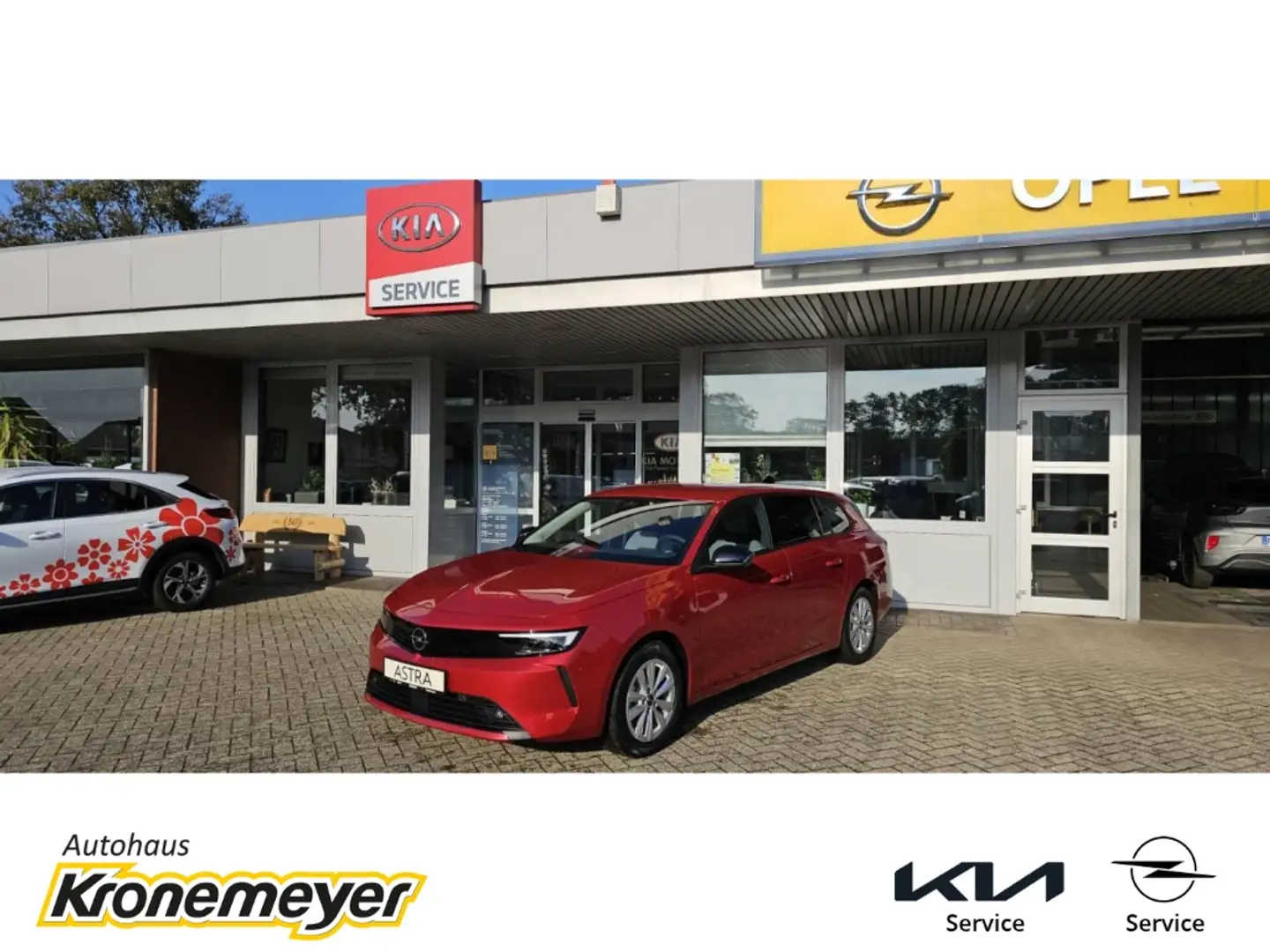 Opel Astra Sports Tourer Enjoy 1.2 Turbo LED Apple CarPlay An Rouge - 1