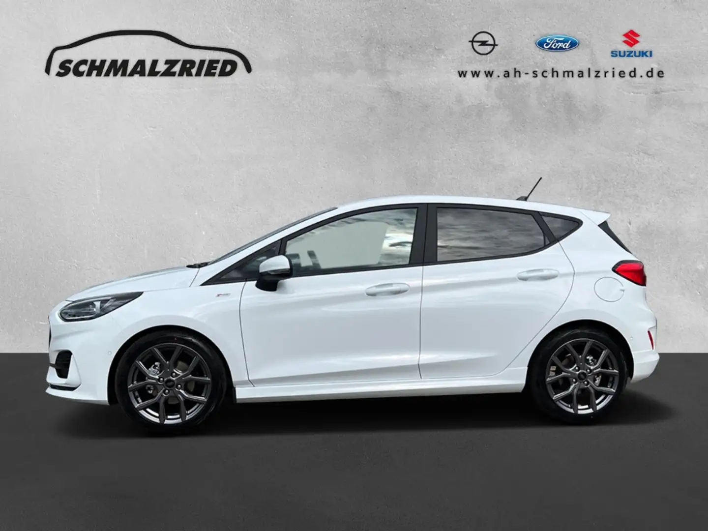 Ford Fiesta ST-Line 1.0 MHEV kostenlose Fahrzeuglieferung inne Weiß - 2