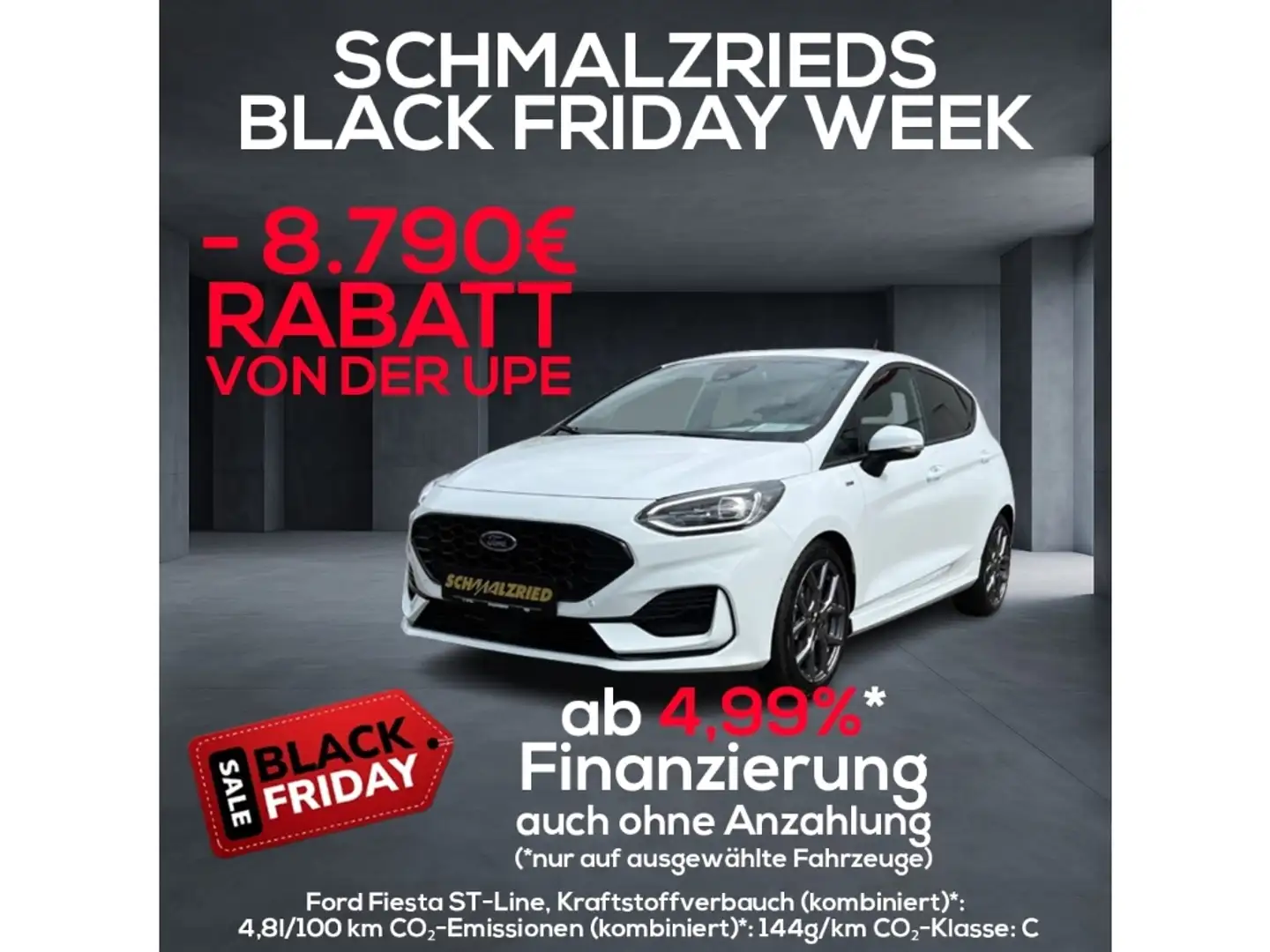 Ford Fiesta ST-Line 1.0 MHEV Sportpaket Navi Soundsystem LED B Weiß - 1