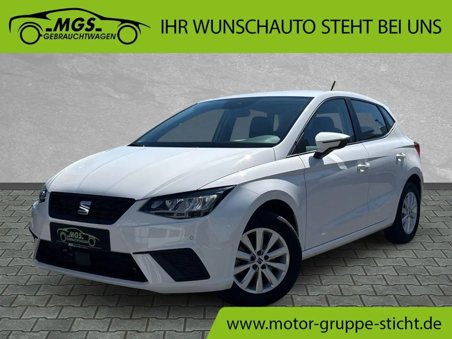 SEAT Ibiza Style 1.0 TSI DAB #BT #S&S #PDC Blanc - 1